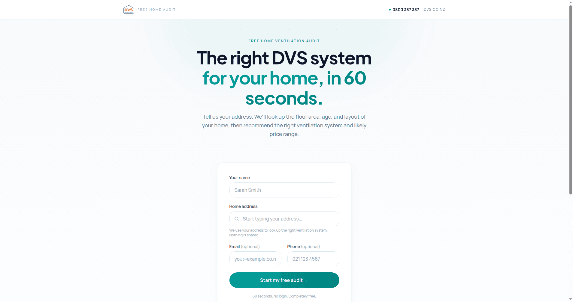 An audit agent that quotes in 60 seconds