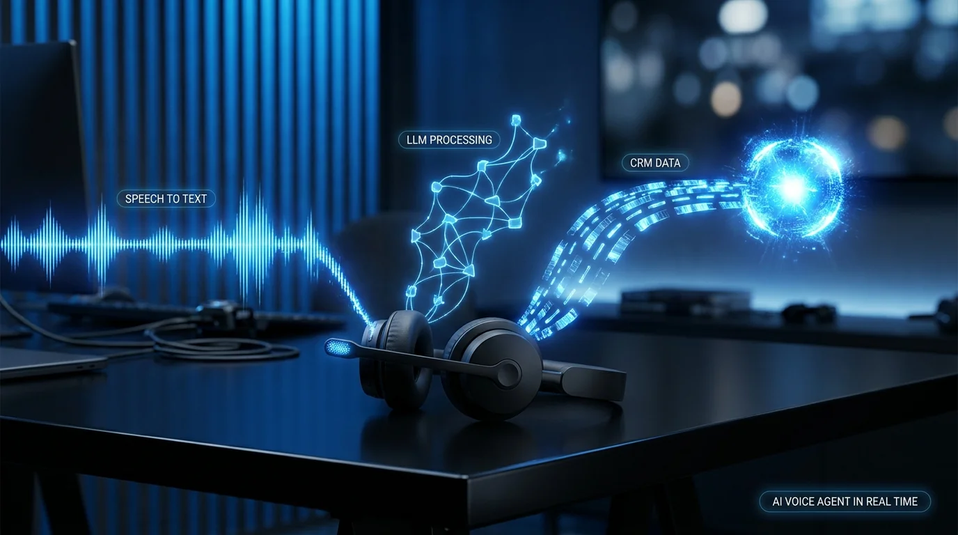 AI phone answering technology with real-time speech, LLM understanding, and function calls