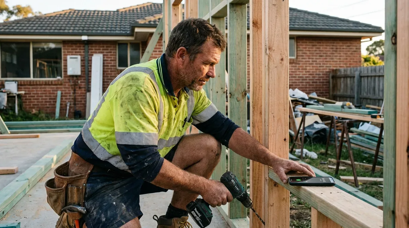 A Tradie's Phone Rings While His Hands Are Full. An AI Receptionist for Tradies Answers It.