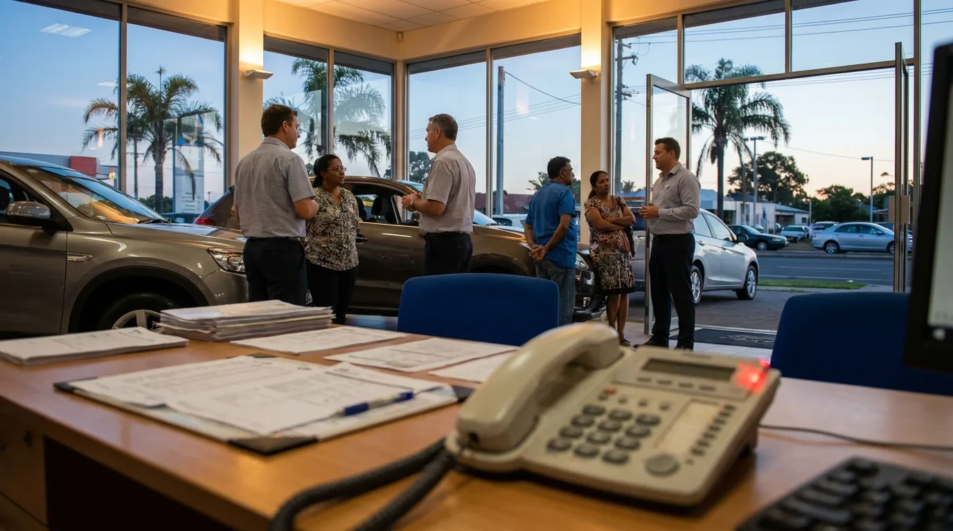 A Car Buyer Rings Your Yard at 5.40pm and Gets Voicemail. An AI Voice Agent for Car Dealerships Answers.
