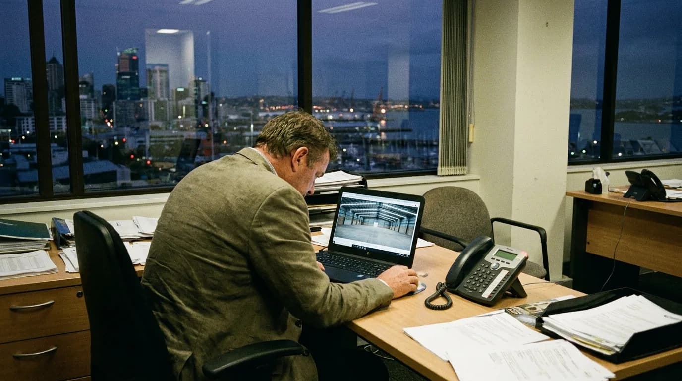 A Warehouse Lease Enquiry Hits Voicemail and Walks. An AI Voice Agent for Commercial Real Estate Answers.