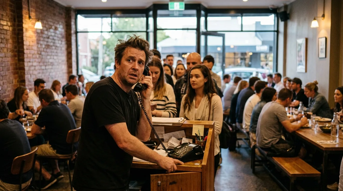 Your Restaurant Phone Rings Mid Service and Nobody Can Grab It. An AI Voice Agent for Hospitality Answers.