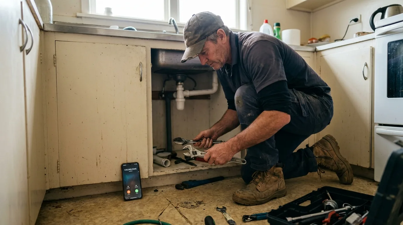 A Plumber Is Under a House When the Phone Rings. An AI Voice Agent for Plumbers Catches the Job.