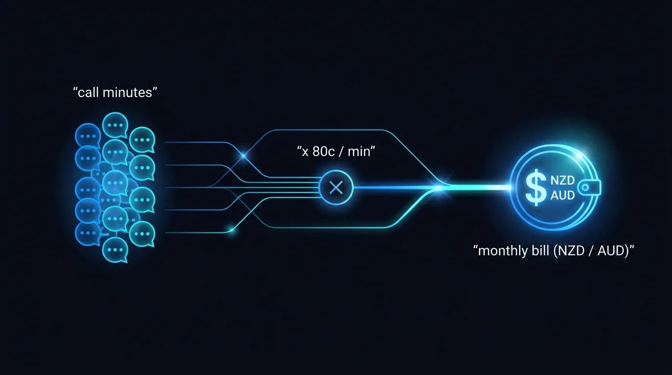 You Cannot Guess the Bill From 200 Calls a Month. Here Is How to Forecast Your AI Voice Agent Monthly Cost.