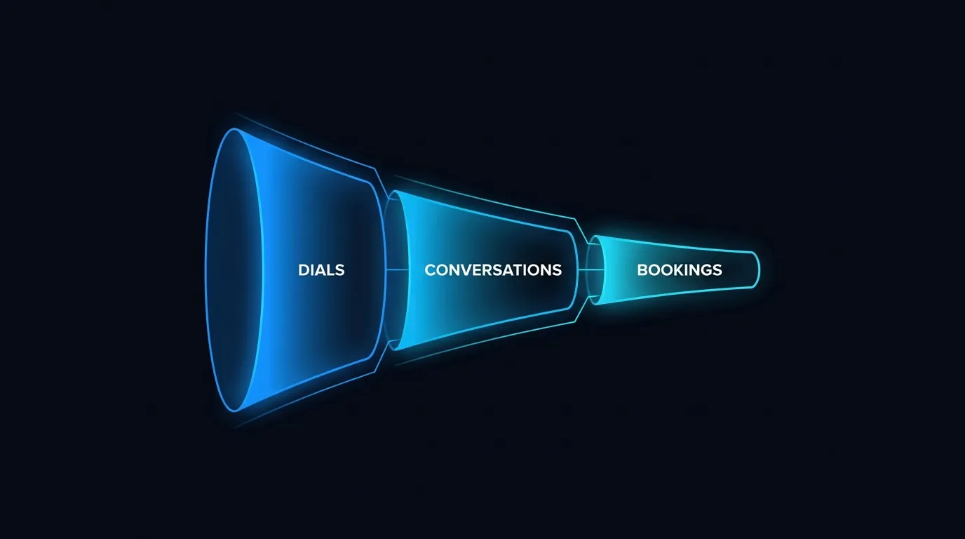 Every Outbound Dialler Quotes a Connect Rate and Hides the Bookings. Here Is What the Best One Actually Does.