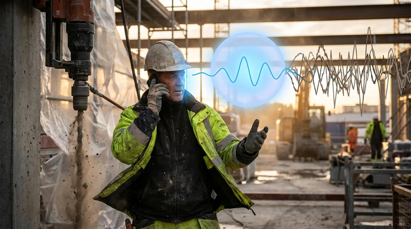 Can Your AI Agent Hear a Caller Over a Building Site?
