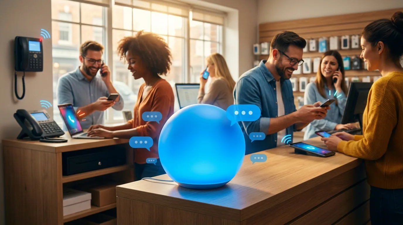 Stop Losing Customers to a Busy Line. Forward Calls to an AI Receptionist.