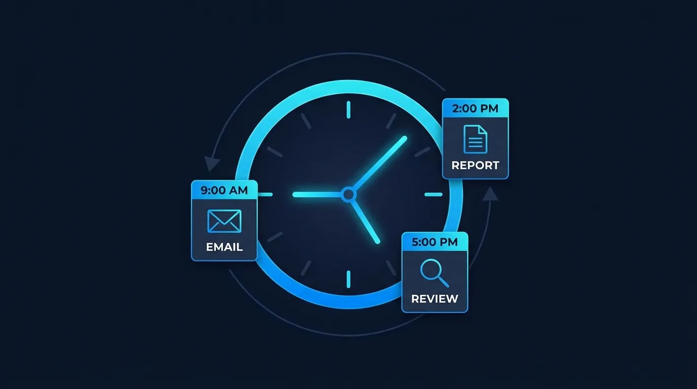 Schedule a recurring Claude task: 5 boring jobs to automate today