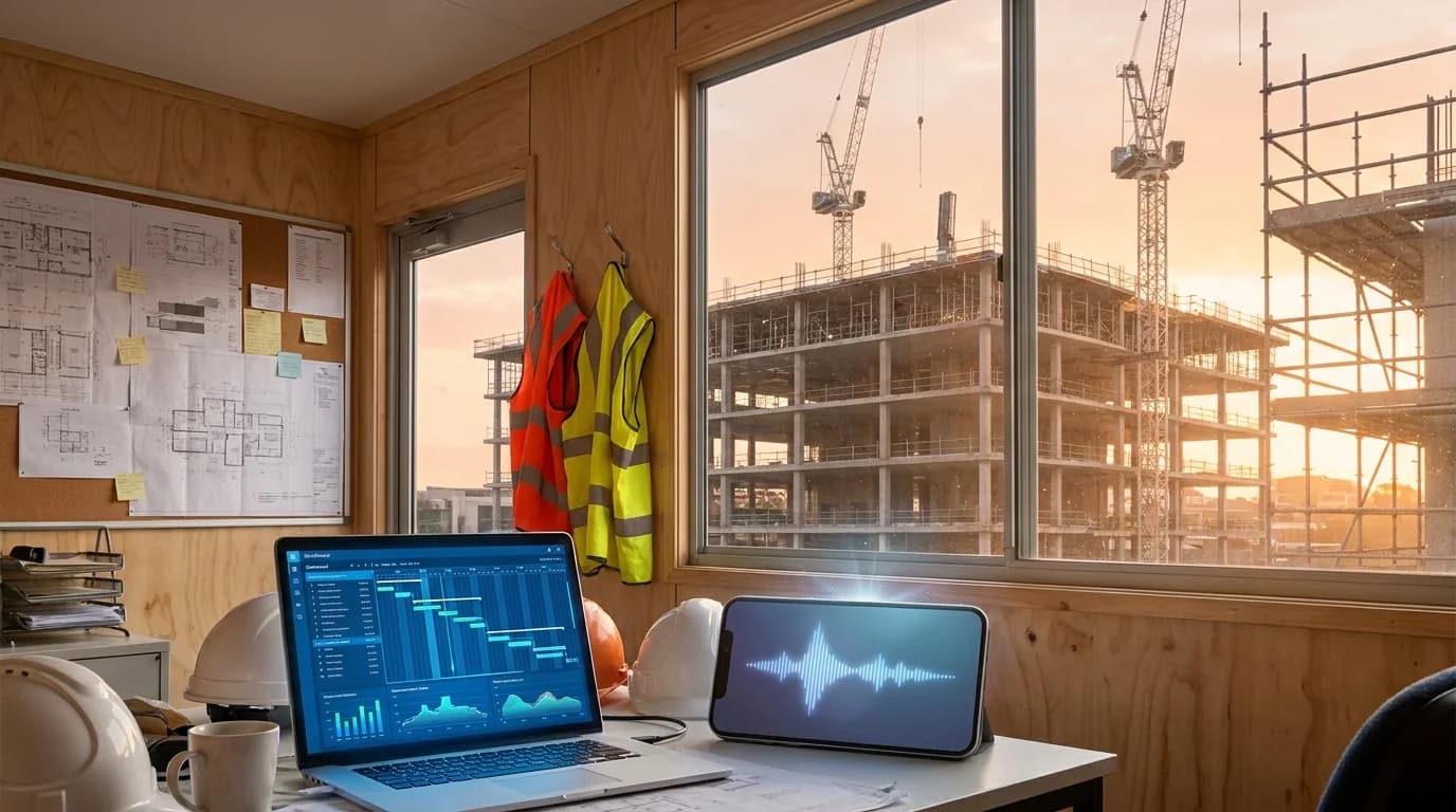AI voice agent for Australian construction companies handling subcontractor and supplier calls