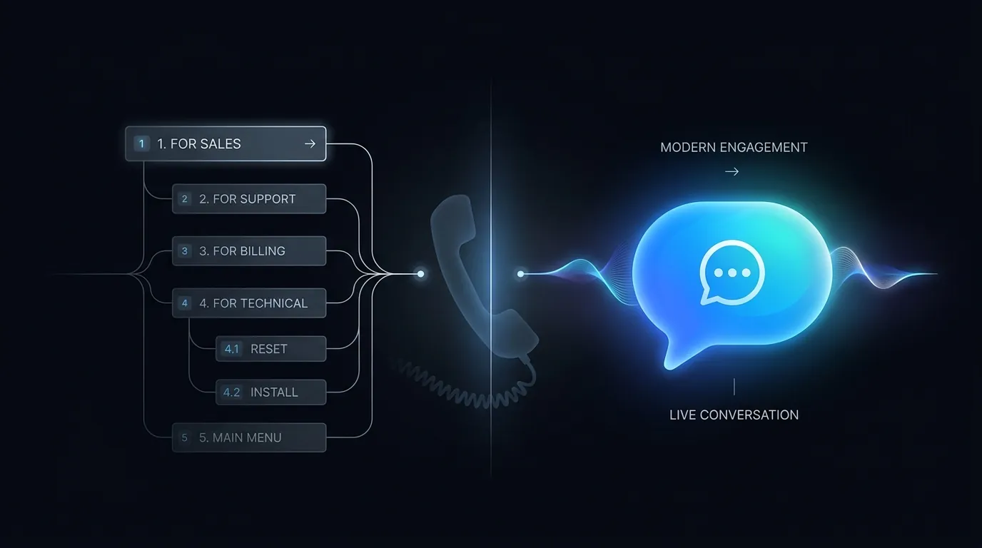 Your Old IVR Sends Friday Callers in Circles. Here Is IVR vs an AI Voice Agent, Decided.