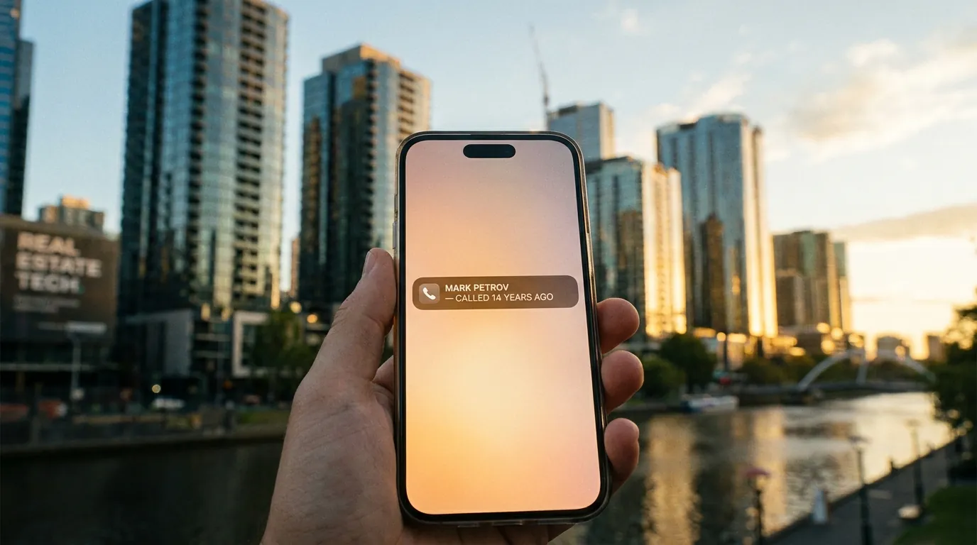 Melbourne agent gets 5 listings from one 14-year-old dormant contact