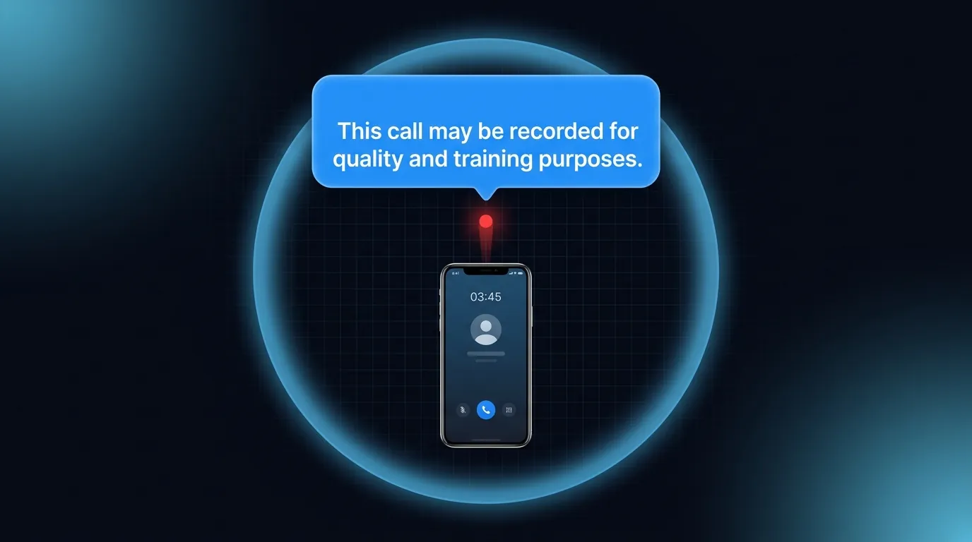 Recording disclosure played at the start of every Waboom AI call: This call may be recorded for quality and training purposes