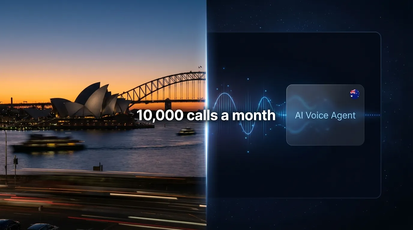 Voice AI agent pricing in Australia: 10,000 calls a month