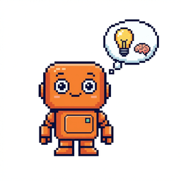 Claude mascot with thought bubble