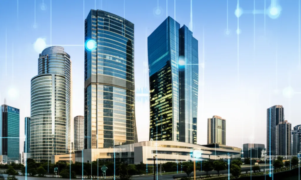 AI voice agents for commercial real estate in Australia - modern CBD office towers