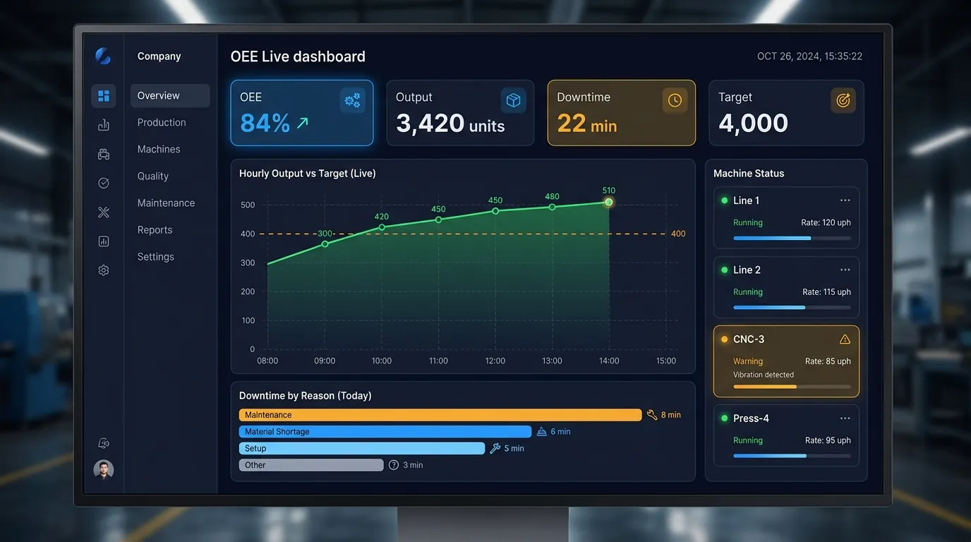 Production OEE Dashboard
