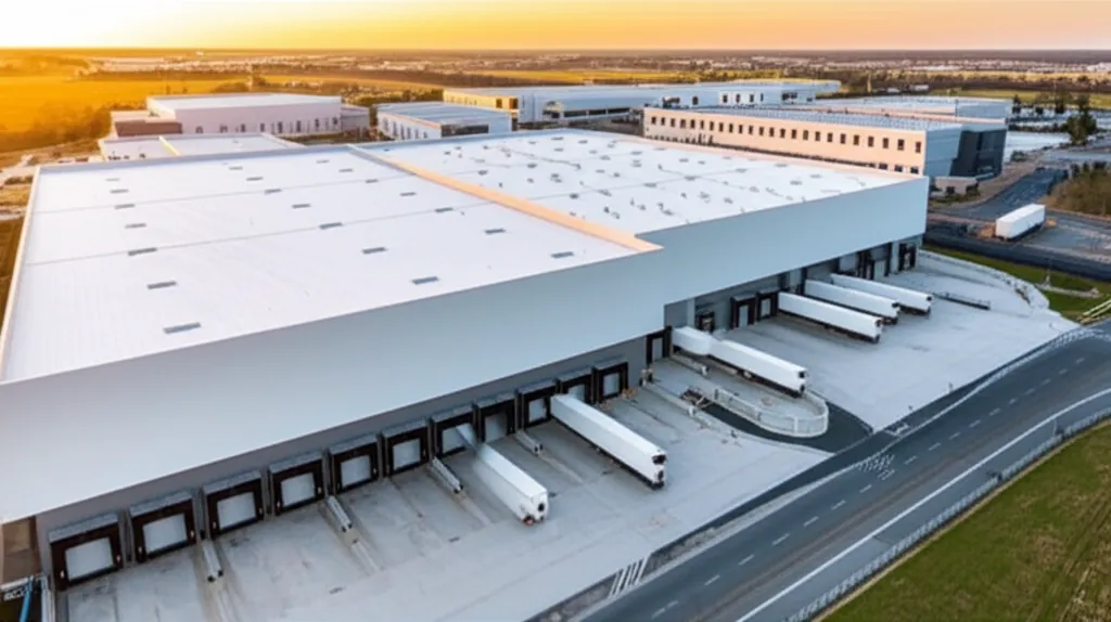 AI voice agents for industrial property in Australia - modern warehouse distribution centre