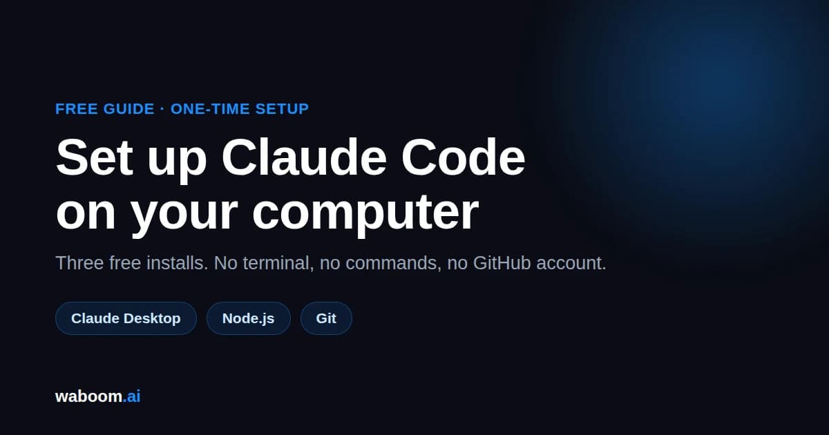 Set Up Claude Code on Your Computer