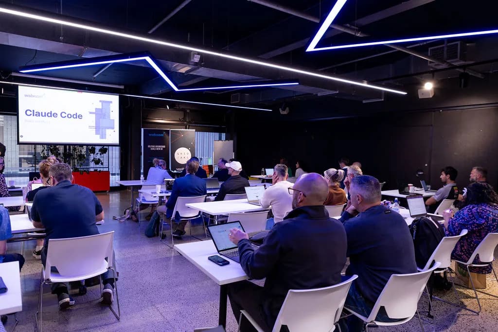 Claude Code in action at the AI Operator Workshop