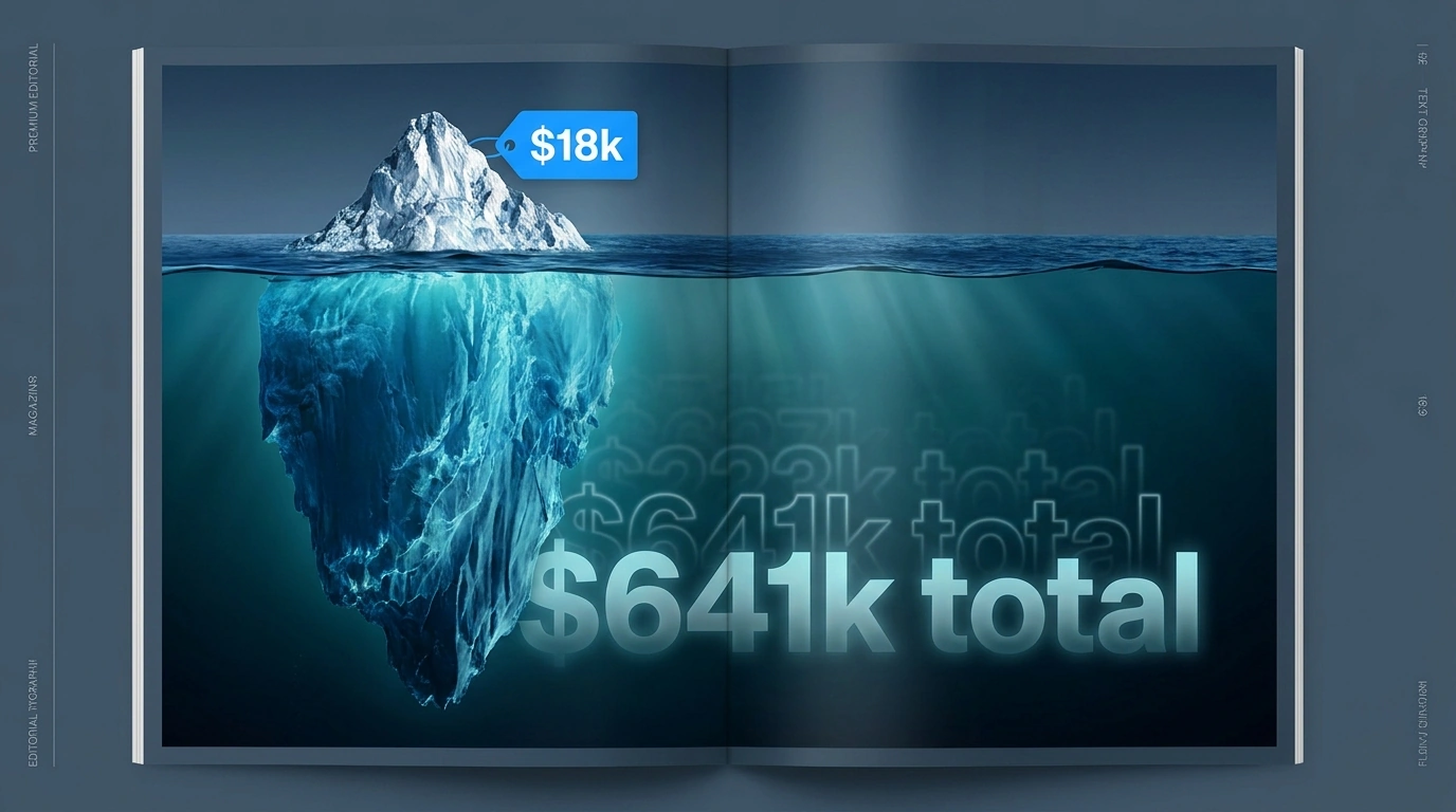 $18k visible. $641k hiding under the waterline.
