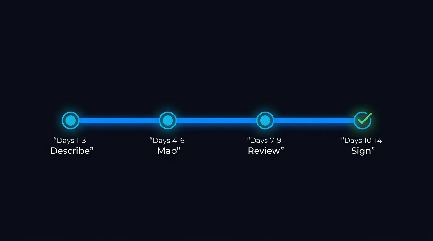 Two-week timeline for getting an AI voice agent privacy impact assessment signed off