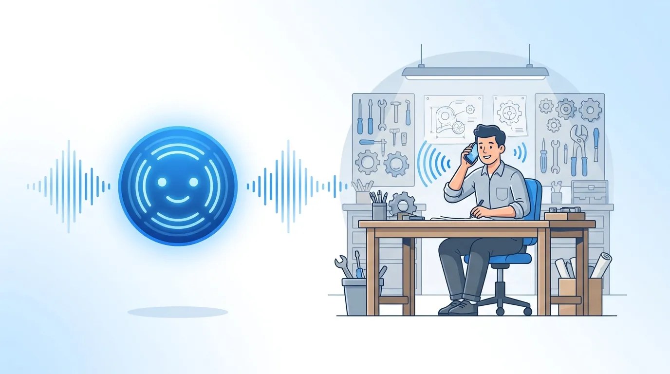 An AI receptionist holding a natural conversation with a homeowner about an after-hours plumbing call