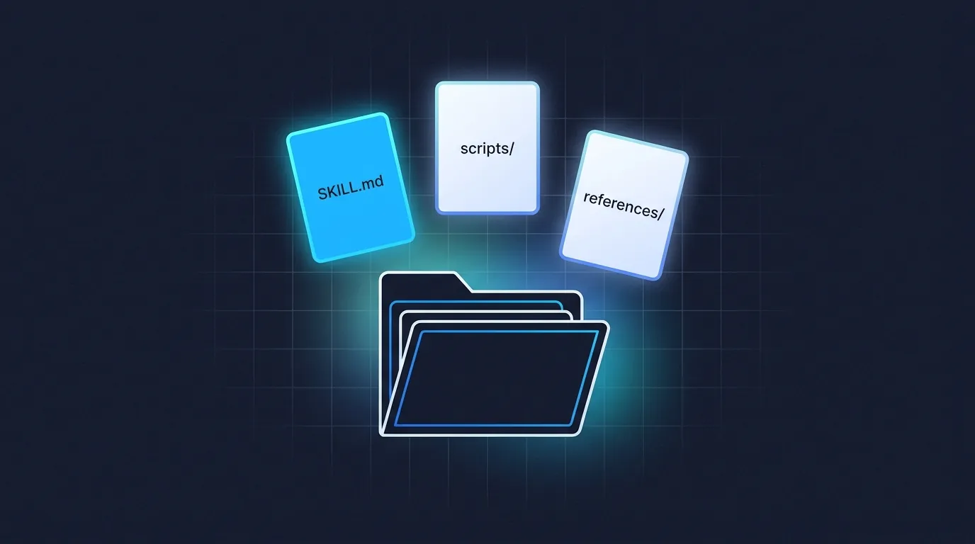 The anatomy of a Claude skill folder, with SKILL.md at the heart