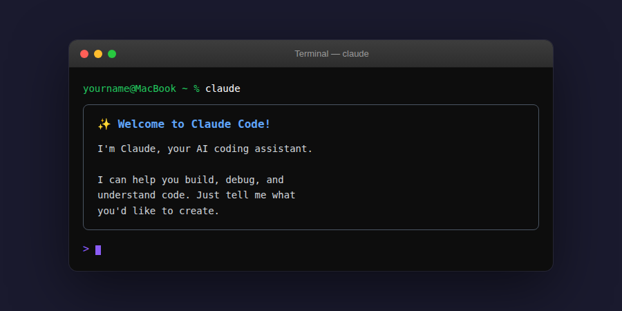 Claude Code welcome screen