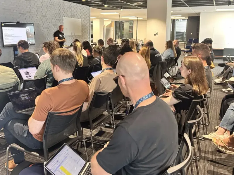 New Zealand business leaders in AI strategy workshop